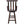 Rustic Bar Stool, Fir Wood Construction, Wide Armrest