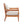 Elliston Rattan Backrest Solid Wood Accent Chair with Cushions - Set of 2
