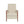 Mid Century Modern Fabric Channel Stitch Wood Pushback Recliner