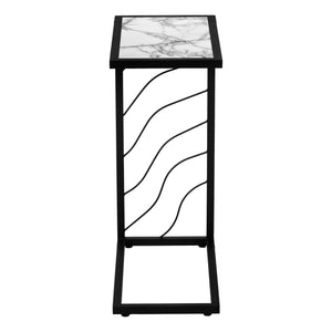 Accent Table, C - Shaped, Contemporary & Modern Convenient Design