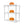 Gracious Living Knect A Shelf 3 Shelf Interlocking Organizers, White (2 Pack)
