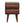 Solid Wood Bubble Chestnut Nightstand, 2-Drawer, Nordic Legs