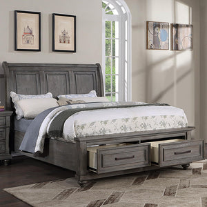 3 Piece Bedroom Set, Bed With 2 Nightstands