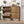 Modern Minimalist Shoe Storage Cabinet With 2 Flip Drawers And Metal Handles - Brown
