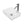 Rectangle Vessel Sink With Diamond Texture With Pop Up Drain (No Faucet) - White