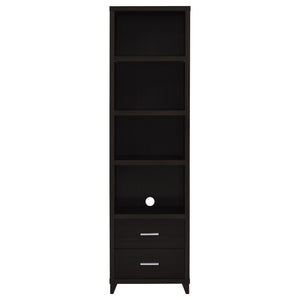 Barnaby - 4 Piece Rectangular Entertainment Center - Cappuccino