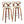 Gardenia - Mid Century Modern Fixed Height Barstool With Swivel With Round Footrest (Set of 2)
