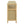 Bohemian Style Rattan Buffet Storage Cabinet with Solid Wood Frame