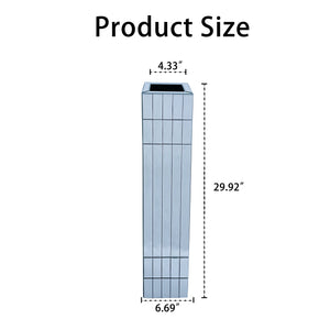 Tall Floor Vase 29.92" Mirrored Floor Vase for Home Decor