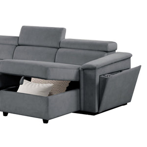 Harvey - Power Recliner Sleeper Sectional
