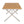 Outdoor 7-Piece Dining Set - Rectangular Teak Wood Table + 6 Wicker Chairs with Cushions