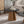 Round Coffee Table - Sturdy Pedestal Wooden Tea Table for Living Room