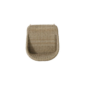 Beeson Outdoor Wicker and Acacia Wood Barstools Set, Water Resistant - Brown