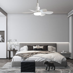 20-Inch Socket Fan Light Portable Ceiling Fan with Light and Remote