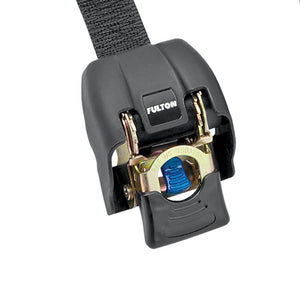 Fulton 2060366 2 x 43 Inch Zinc Transom Retractable Ratchet Boat Tie Down Straps - TRAPSKI