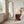 Arched Full Length Mirror with Storage Shelves & Wheels