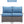 Armless Patio Sofa Set, With UV Resistant Frame And Waterproof Cushions - Blue / Brown