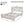 Queen Size Wooden Bed Frame with Upholstered Headboard