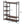 Free Standing Closet Organizer With 6 Shelves And Hanging Bar - Brown / Black