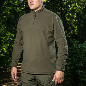 M-Tac Delta Fleece Jacket - Tactical Underwear Top Sweater 1/4 Zip - TRAPSKI