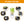 Set of 2 Faux Rattan Tall Planters with Automatic Watering System