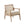 Cane Back Upholstered Accent Chair