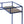 Yasin Glass Top Writing Desk