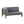 Oana Outdoor Wooden Sectional Set with Cushions, Dark Grey