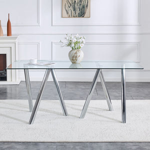 Dining Table With Transparent Surface
