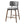 25.7 Inch Seat Height Fabric & Rubberwood Bar Stool