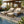 Black Iron & Teak Finish Chaise Lounge Set