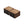 Interlocking Deck Tiles Striped Pattern Waterproof Brown