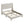 Modern Upholstered Platform Bed With Wave Shaped Headboard