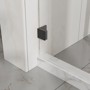 Frameless Tub Sliding Shower Door With Easy Clean Coating