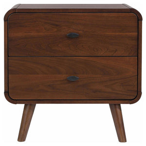 2 Drawer Nightstand - Walnut
