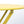 3 Pieces Patio Bistro Balcony Metal Chair Table Set - Yellow