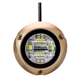 Lumitec Zambezi X2 Surface Mount Underwater Light - White  Blue