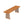 Outdoor 1pcs Acacia Wood Bench, Teak Finish