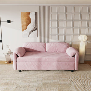 Sofa, Dual Purpose Lounge With Retractable Queen Size Bed