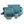 Gibson Elite Kiesling 16 Piece Plates, Bowls, & Mugs Dinnerware Set, Turquoise
