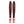 OBrien Vortex Combo 65.5 Inch Adult Mens Size 4.5-13 Wide Body Water Skis, Red - TRAPSKI