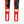 OBrien Vortex Combo 65.5 Inch Adult Mens Size 4.5-13 Wide Body Water Skis, Red - TRAPSKI