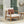 Outdoor Lounge Chair With Woven Backrest and Solid Wood Frame