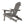 Oversize Outdoor Folding Adirondack Chair, Patio Chair For Garden