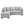 L-Shaped Sectional Pull Out Sofa Bed Sleeper Sofa With Two USB Ports, Two Power Sockets And A Movable Storage Ottoman