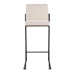 Fuji - Contemporary High Back Barstool Elegant Design