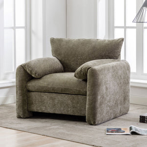 Oversized Accent Single Sofa Lounge Chair - Matcha Green