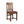 Solid Wood Leather Slatted Dining Chair