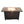 Outdoor Fire Pit Table Durable Construction With Lid - Black