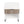 Dumbo - Fluted Nightstand With 1 Drawer - Gray / White